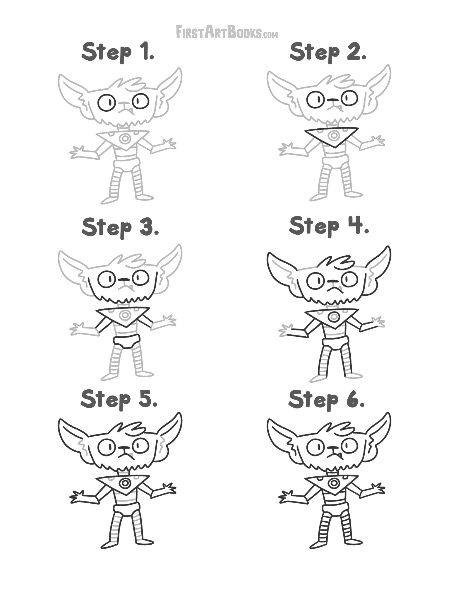 Interior sample 1 from How to Draw: Alien Cyborgs